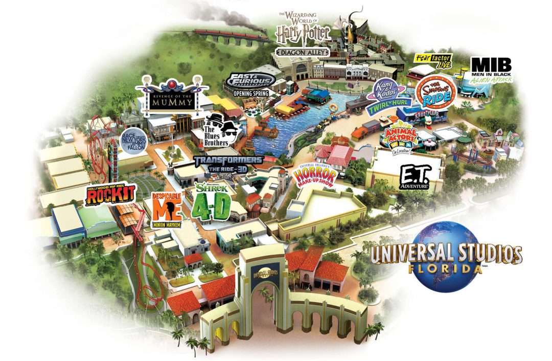 Universal Orlando Resort Park Maps - Universal Studios Orlando Vacation
