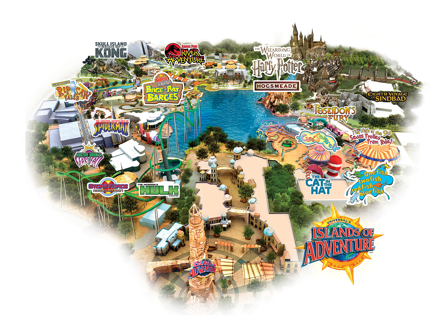 Universal Orlando Resort Park Maps - Universal Studios Orlando Vacation