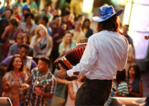 Mardi Gras live music at Universal Studios