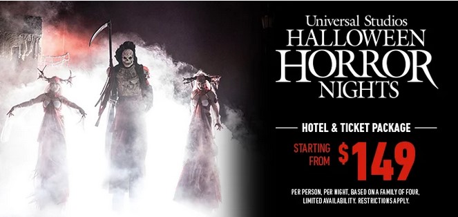 Halloween Horror Nights Hotel & Ticket Package