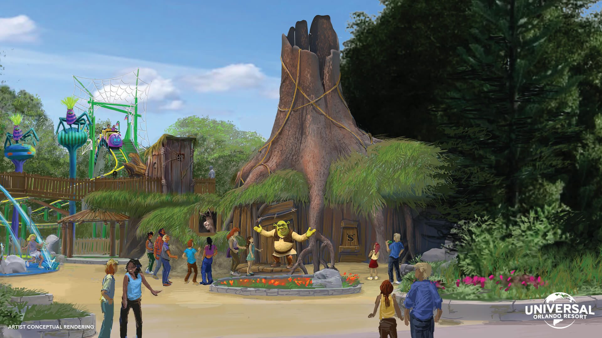 Shrek DreamWorks Land